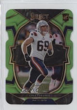 2022 Panini Select Concourse Neon Green Prizm Die-Cut /299 Cole Strange #91 0nr3