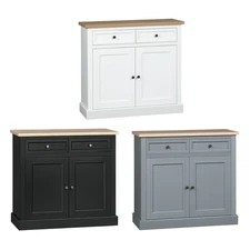 HOMCOM Buffet Cabinet with 2 Storage Drawers Sideboard for Living Room