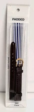 Padded Leather Ladies Watch Straps Band 12mm 9005 Wrist Strap