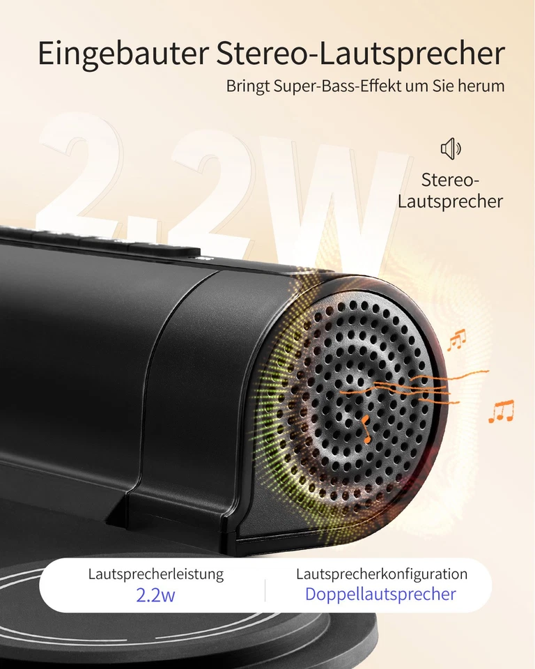 Donner DED-20 SE Schlagzeugpad 9 aufrollbares Pad eingebauter Lautsprecher Pedal - Bild 3 von 4