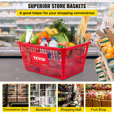 Shopping Baskets, Suitable for Stores  Groceries - Capacity: 21 L/5.6 Gal