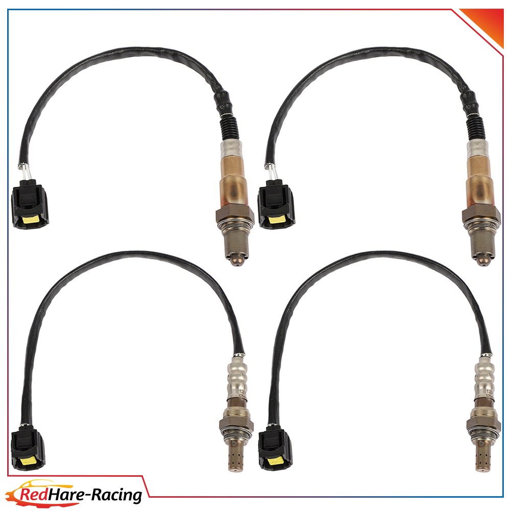 4x O2 Oxygen Sensor for Jeep JK Wrangler 2007-2009 3.8L Upstream & Downstream