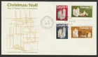 Canada #606pi-609pi, Christmas Candles, GT2 Tagged, First Day Cover, FDC 1972
