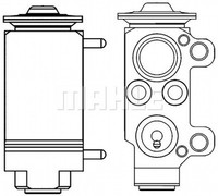 Mahle Expansionsventil Klimaanlage R 134A FüR BMW 1Er E87 E81 X3 F25 E91