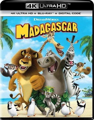 Madagascar - 4K Ultra HD + Blu-ray + Digital 4K UHD Blu-ray NEW