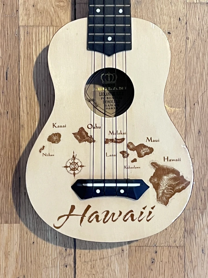 Vtg RARE Hawii Islands Leolani Ukulele - Image 2 of 4