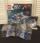 LEGO Star Wars Gungan Sub #9499 Incomplete No Figs W/ Box  Sealed Bags