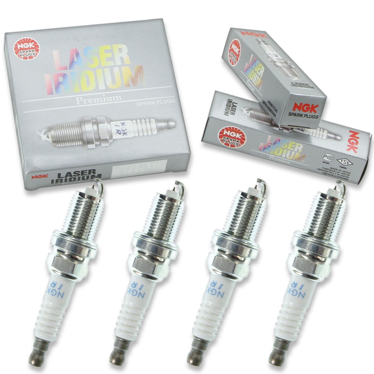 4 pc NGK 127 SIFR6A11 Laser Iridium Spark Plugs for XP3923 PK20TT IK20TT we