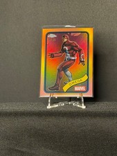 OMEGA 2025 Topps Chrome Marvel True Orange Refractor 5/25 #196