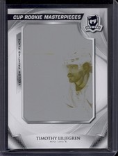 2020-21 The Cup Timothy Liljegren Rookie Masterpieces 1/1 Printing Plate RC