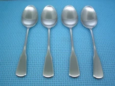Oneida INDEPENDENCE Set of 4 Oval Soup / Place Spoons Deluxe Stainless Flatware
