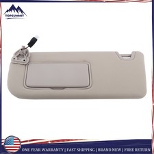 Left Driver Sun Visor Beige For Nissan Altima 2019-24 W/Light&Mirror 964016CA3C