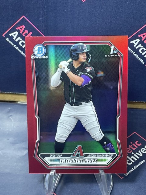 2026 Bowman Chrome Enyervert Perez 1st Red Refractor 2/5
