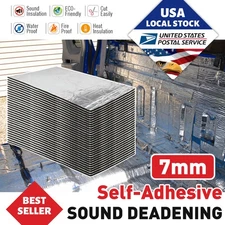 Sound Deadener Mat Noise&Heat Shield Insulation Car Hood Trunk Door 16 ~ 112SQFT