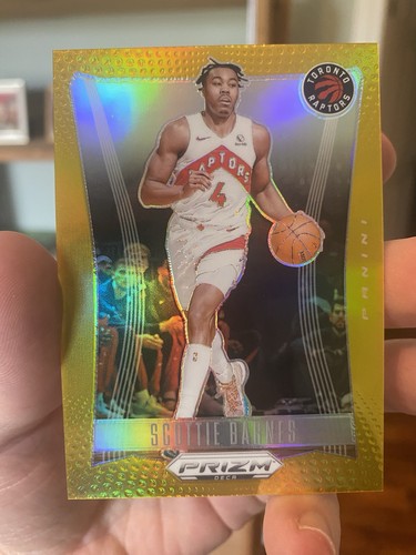 2023 Panini Prizm Deca Scottie Barnes GOLD /10 Raptors