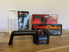 Chefs Choice Manual Diamond Hone Knife Sharpener 2 Stage #440 - Pre-Owned in Box
