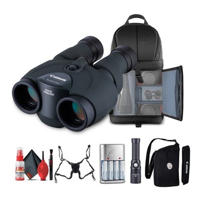 Canon 10x30 IS II Binoculars Image Stabilized Compact for Travel