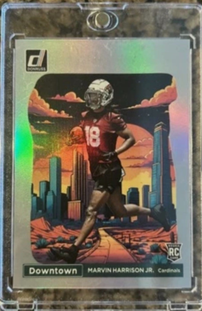 Marvin Harrison Jr Downtown RC 2024 Donruss Case Hit Cardinals Rookie