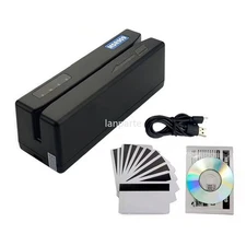 MSR909 Magnetic Card Reader Writer Full Tri-Track Credit Card ID Card Encoder