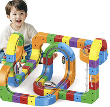 Assemblaggio fai-da-te Treno magico Building Block Forme multiple Bambini STEM T