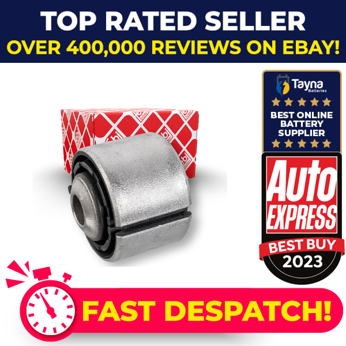 Wishbone / Control / Trailing Arm Bush fits AUDI RS4 B9 2.9 2017 on DECA Febi