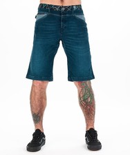 Nograd - Yaniro Short denim blu XL pantaloni da arrampicata pantaloni da boulder stile di vita outdoor
