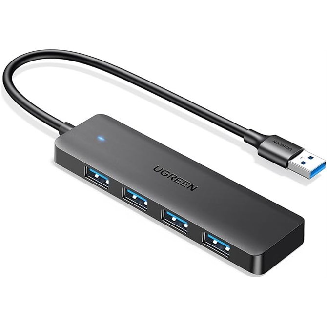 UGREEN 4 Port USB 3.0 Hub Splitter 5Gbps Ultra Slim USB A Extender - Image 9