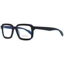 Yohji Yamamoto YO-1035570 Men Black Optical Frame Plastic Square Casual Eyewears