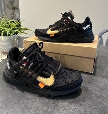  Nike Air Presto x Off-White Low Black Size 9 