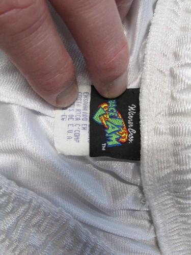 VTG 1996 Warner Brothers Space Jam Jordan Looney Tunes White Shorts Men's XL - Picture 3 of 4