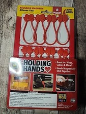 Ruby Holding Hands Seriously Strong Magnetic Silicone Ties, AS-SEEN-ON-TV