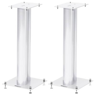 NorStone Lautsprecherständer Stylum 2 weiß satin matt 60cm Paar speaker stand