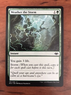 Magic: The Gathering Card – Weather The Storm – From Modern Horizons Set - View #5