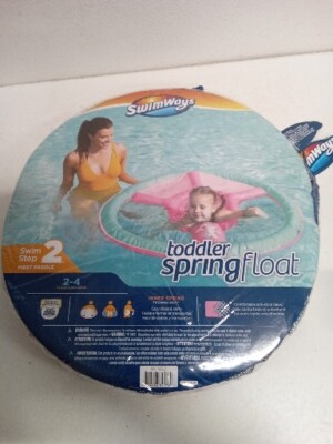 SwimWays Toddler Spring Float - Pink- Swim Step 2- Ages 2-4 yrs #B5