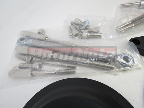 Small Block SB Ford Serpentine Black Aluminum Pulley Bracket Fox-body Mustang 5L - Picture 10 of 11