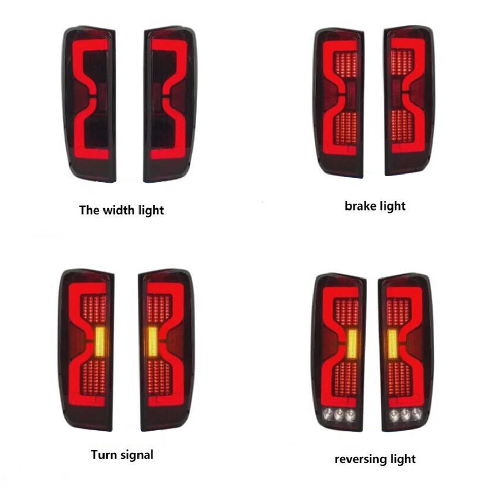2x LED Tail Light Sequential Turn Signal Lamp Set For Isuzu D-MAX 20-22 4 Runner - Image 3 of 4