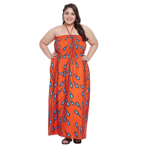 Gypsie Blu Women's Strapless Maxi Dress Plus Size Tube Top Long Sleeveless Dress - Picture 114 of 134