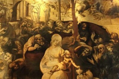 LEONARDO DA VINCI The Adoration of the Magi 4x6 GLOSSY PRINTED PHOTO