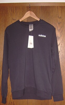 NEU m. Etikett Adidas Essentials Crew Sweatshirt in M Dunkelblau Pullover Herren