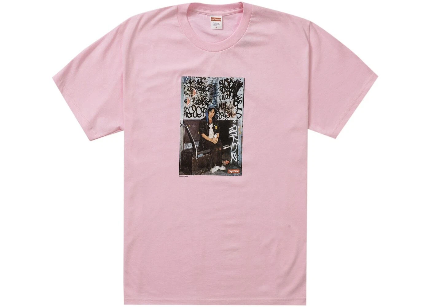 Supreme FW21 Lady Pink Tee rose clair L neuf *EN MAIN*