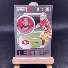 2021 Panini Playbook Next Up #39 Trey Sermon Card Rookie RC # NXT-TSE 49ers