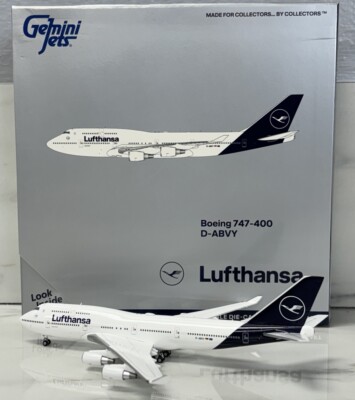 Gemini 1/200 ルフトハンザ 747-400 D-ABVY GeminiJets 1:200 747-400 Lufthansa D-ABVY | eBay