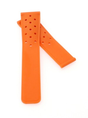 Rallye-Silikon Uhrenarmband Modell Jet-OS orange 22/18 mm, kompatibel TAG Heuer
