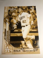 2020 Topps Opening Day Walk This Way Jumbo 5x7 Joc Pederson Dodgers 04/10