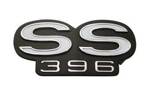 USA-Made! 1966 Chevelle Grille Emblem "SS 396" NEW Trim Parts!
