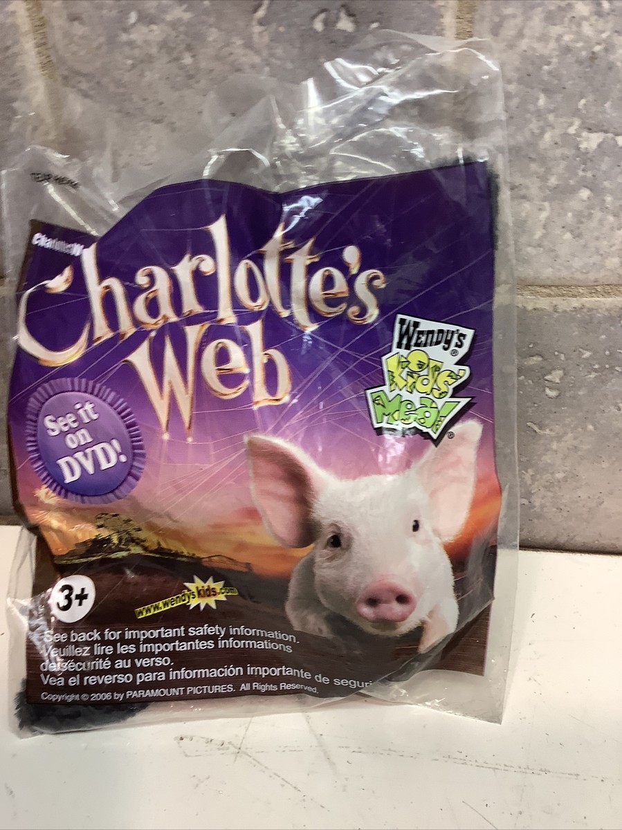 Charlotte's Web Elwyn the CrowPlush Wendy's Kids Meal Toy 2006 NEW