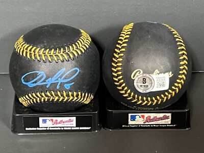 Signed Cubs Bat Pete Crow-Armstrong Signed Chicago Cubs Black Bat