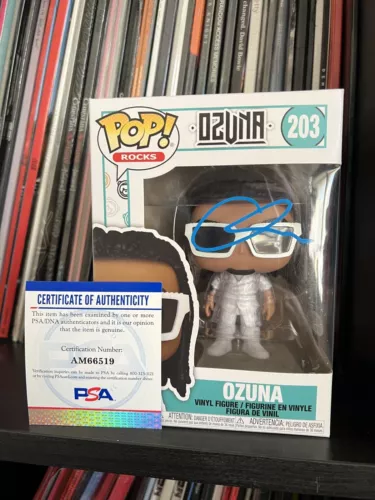 OZUNA SIGNED FUNKO POP LATIN REGGAETON ARTIST - PSA COA
