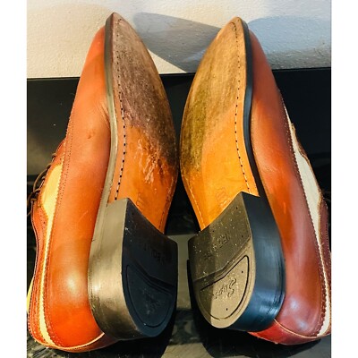 Leather Classic Vintage Neolite Oxfords |Color Brown/Cream  display picture 2