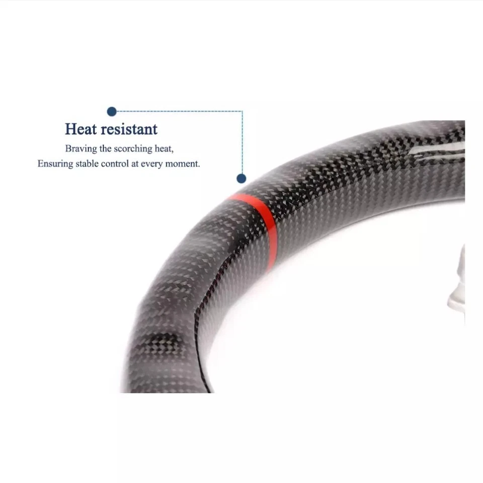 Volante de fibra de carbono personalizable para Audi A4 A5 S4 S5 2008 2009 2010 Foto 4 de 4